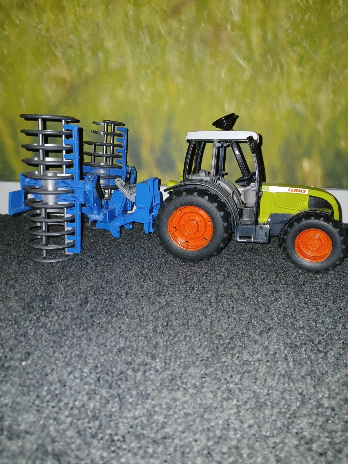 Bruder Claas Nectis 267 F met Lemken VarioPack, Ophalen of Verzenden, Gebruikt