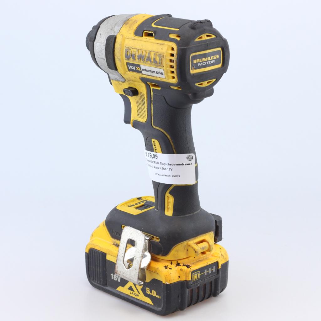 Dewalt DCF887 Slagschroevendraaier 2024 Incl Accu 5.0Ah 18V, Dewalt, Zo goed als nieuw, Support@dewalt.com, 701 E. Joppa Road
Towson, MD 21286
USA