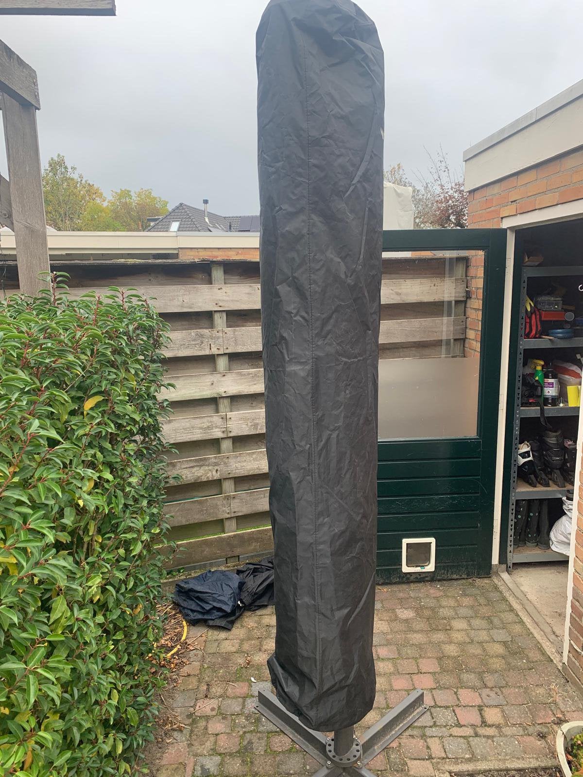 Ikea zwevende parasol, Ophalen, Gebruikt, Zweefparasol, Kantelbaar