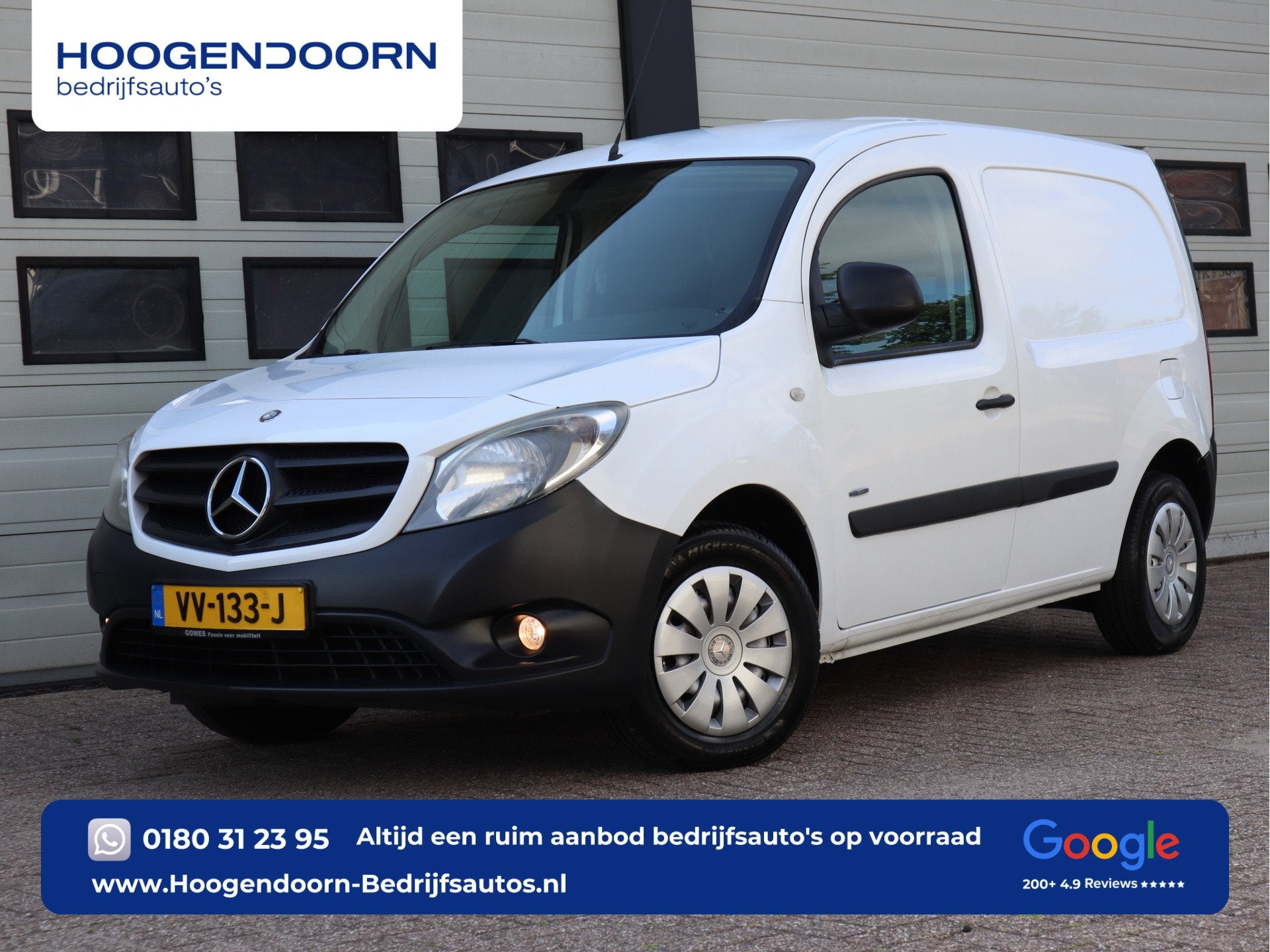 Mercedes-Benz Citan 108 CDI - 3 Zits - Airco - Trekhaak, Auto's, Bestelauto's, Voorwielaandrijving, Euro 5, Stof, Gebruikt