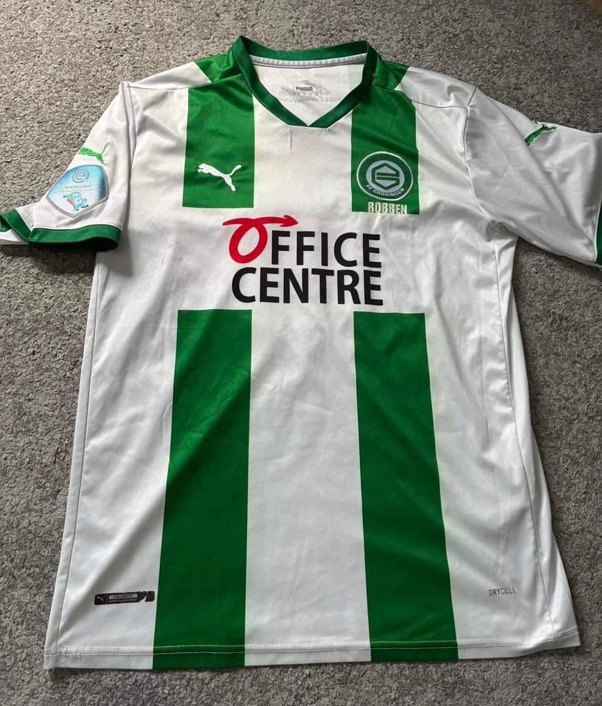 Fc Groningen thuisshirt 20/21 maat XL #10 Robben, Maat XL, Ophalen of Verzenden, Gebruikt, Shirt