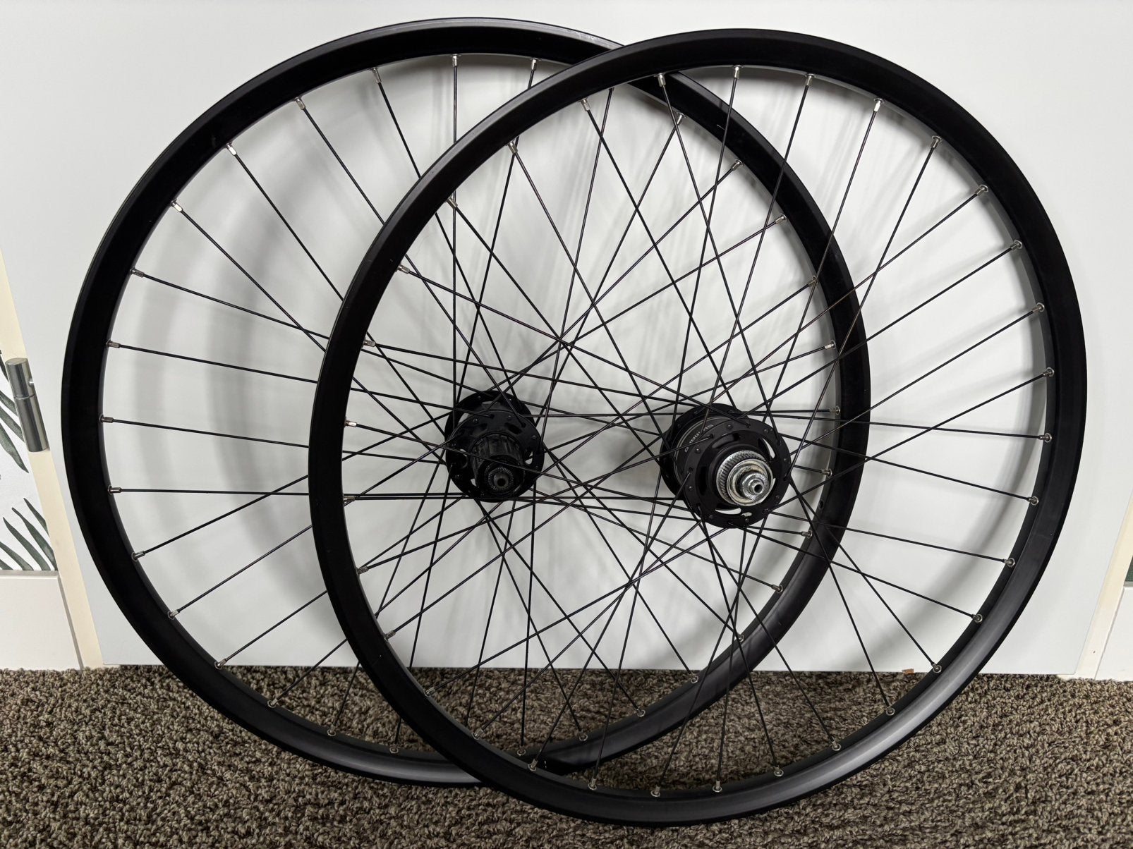 DT swiss/Shimano XT 26 inch zwarte velgen te koop, Gebruikt, Aluminium, Toerfiets, Ophalen