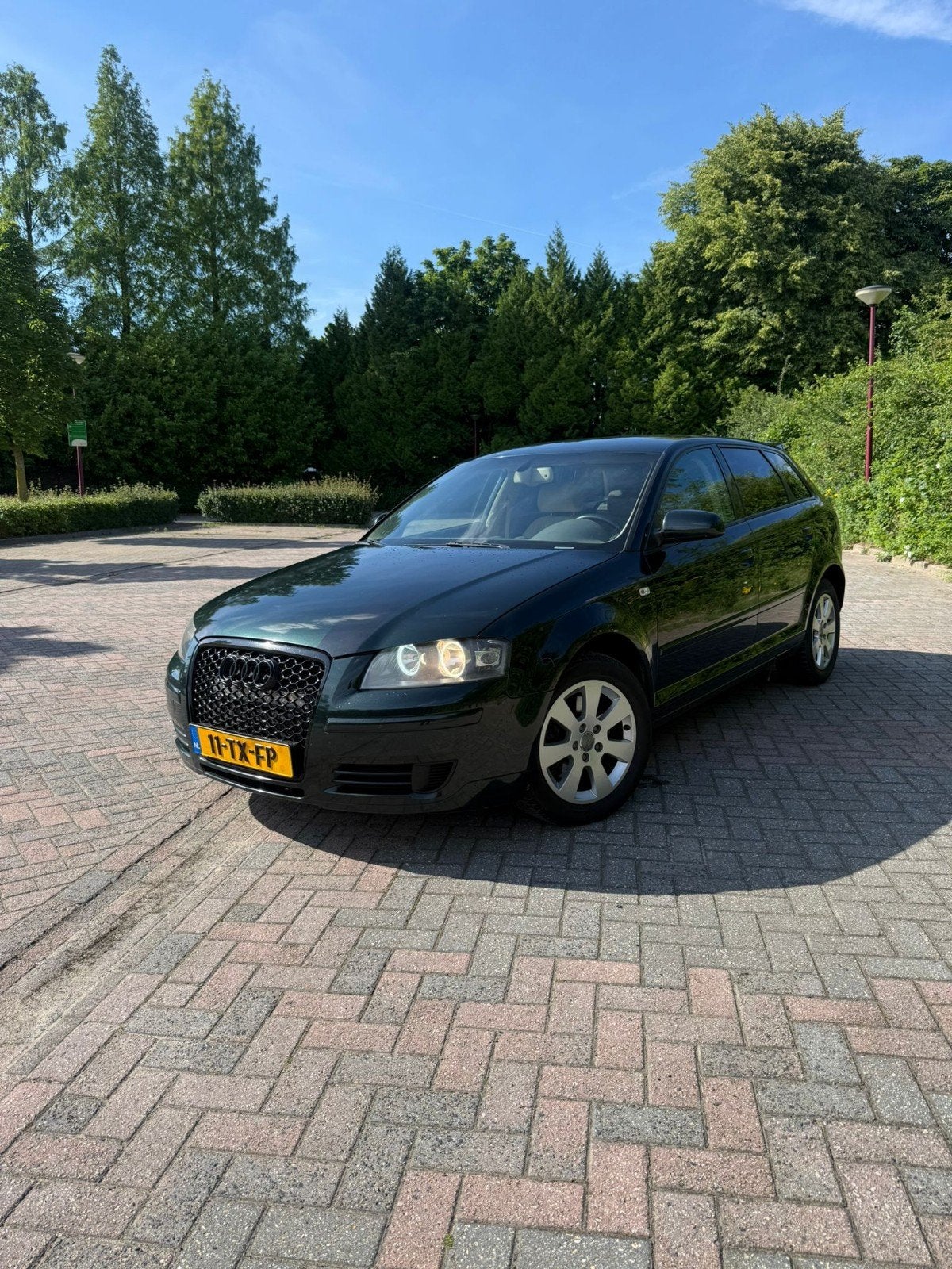 Audi A3 2.0 TFSI – Unieke parelmoer groene kleur, Auto's, Audi, Stof, Beige, 4 cilinders, 1984 cc