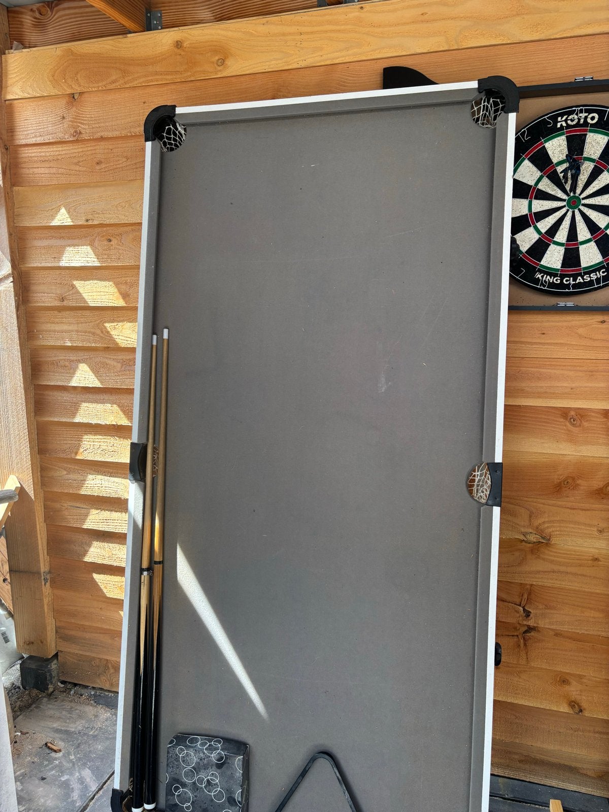 Opklapbare Pooltafel - Compact en Compleet, Ophalen of Verzenden, Gebruikt, Pooltafel