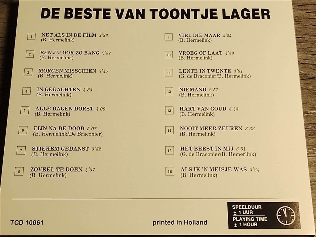 Toontje Lager ‎– De Beste Van Toontje Lager, Ophalen of Verzenden, Zo goed als nieuw, Pop