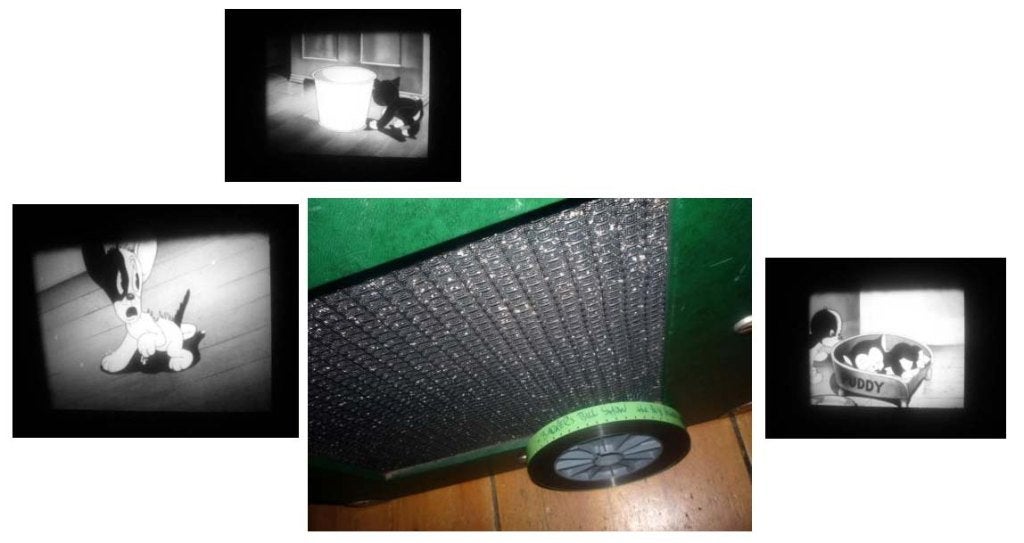 16mm film Cartoon Barkers Bill - Big Build Up zw/w 6min, Ophalen of Verzenden, 16mm film