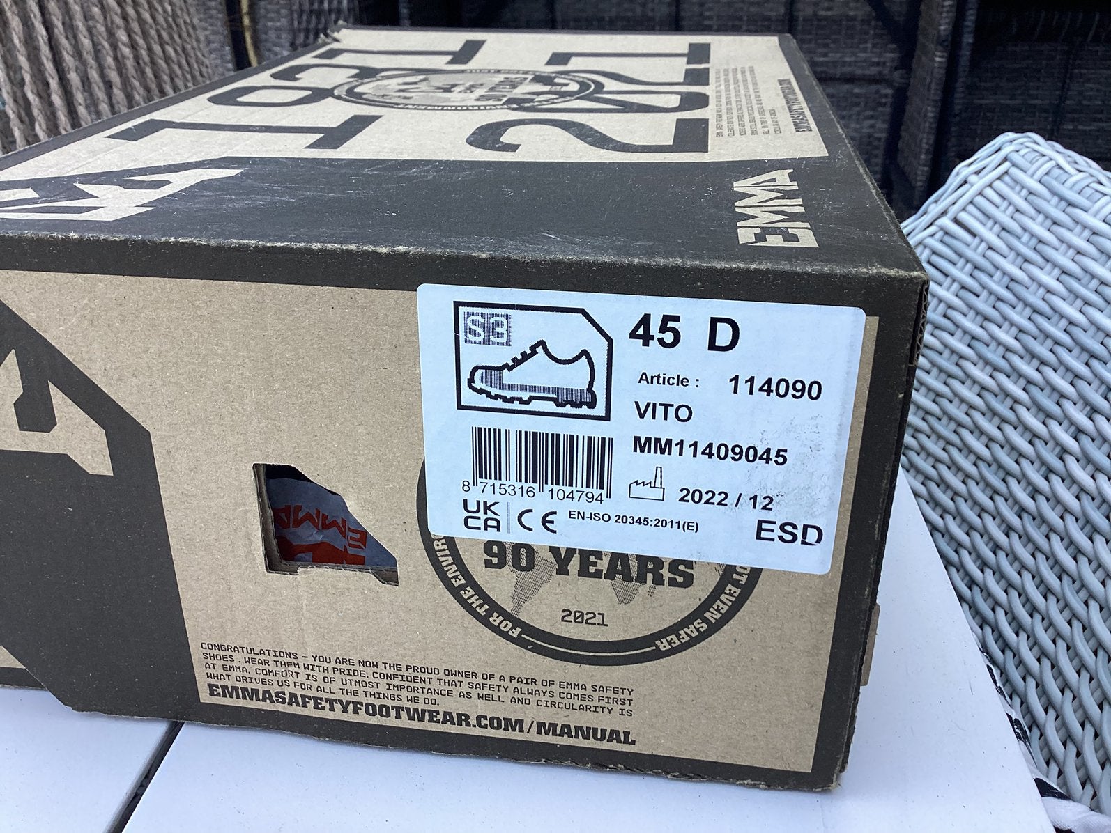 Veiligheidsschoenen emma., Ophalen of Verzenden, Nieuw