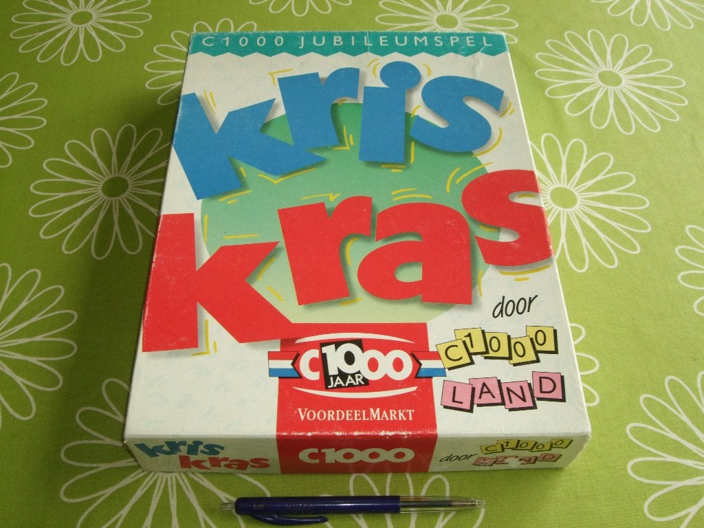 Kris kras - C1000 jubileumspel, Een of twee spelers, Ophalen of Verzenden, Gebruikt, C1000