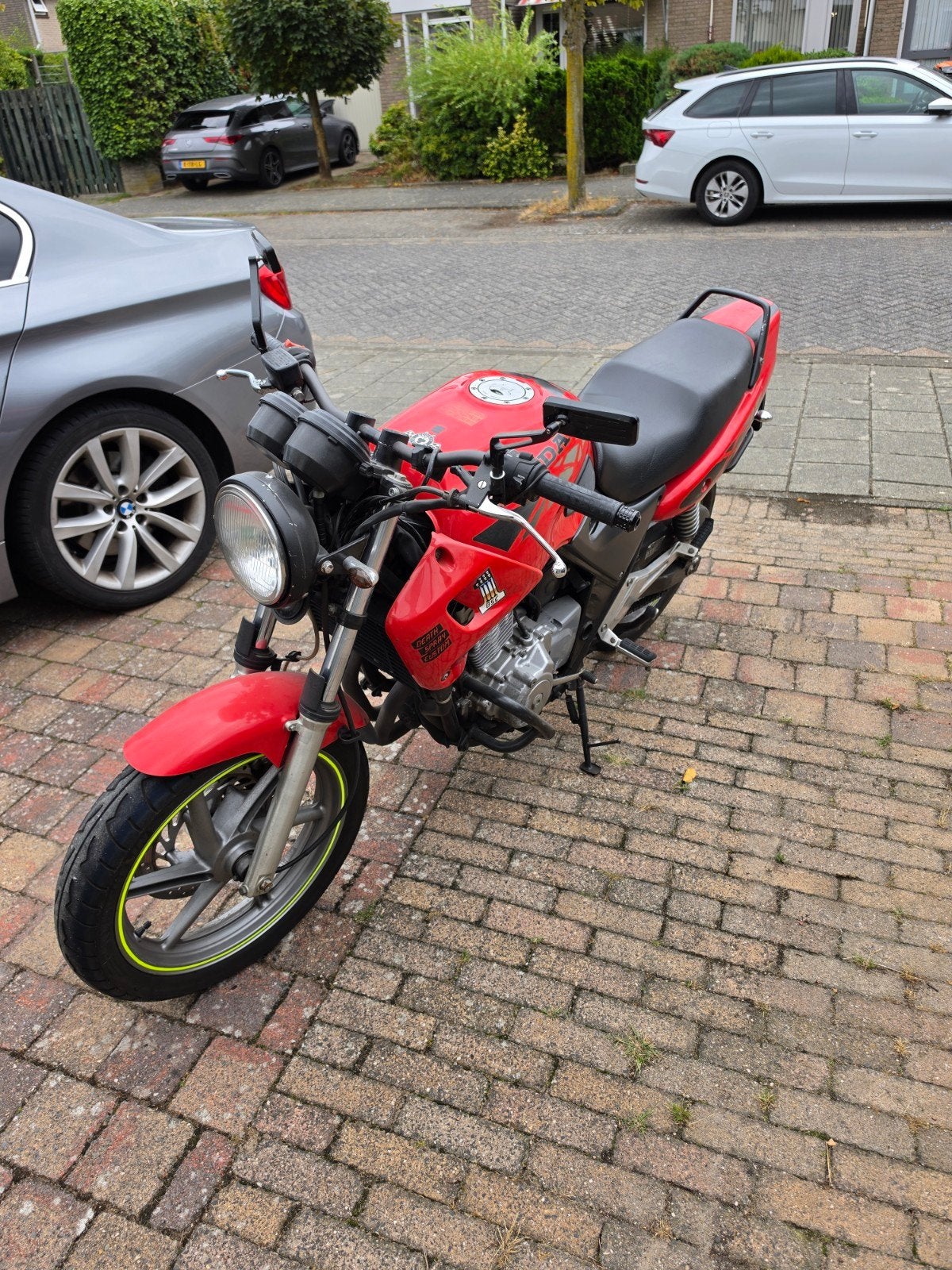 Honda CB500 - Rode Naked Bike, Motoren, 2 cilinders, Gebruikt, Particulier, Meer dan 35 kW