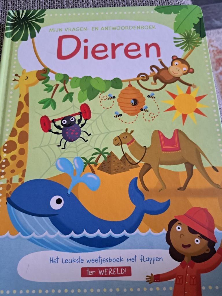 Mijn Vragen- en Antwoordenboek Dieren - Flappenboek, Boeken, Ophalen, Zo goed als nieuw, Overige diersoorten, Onbekend