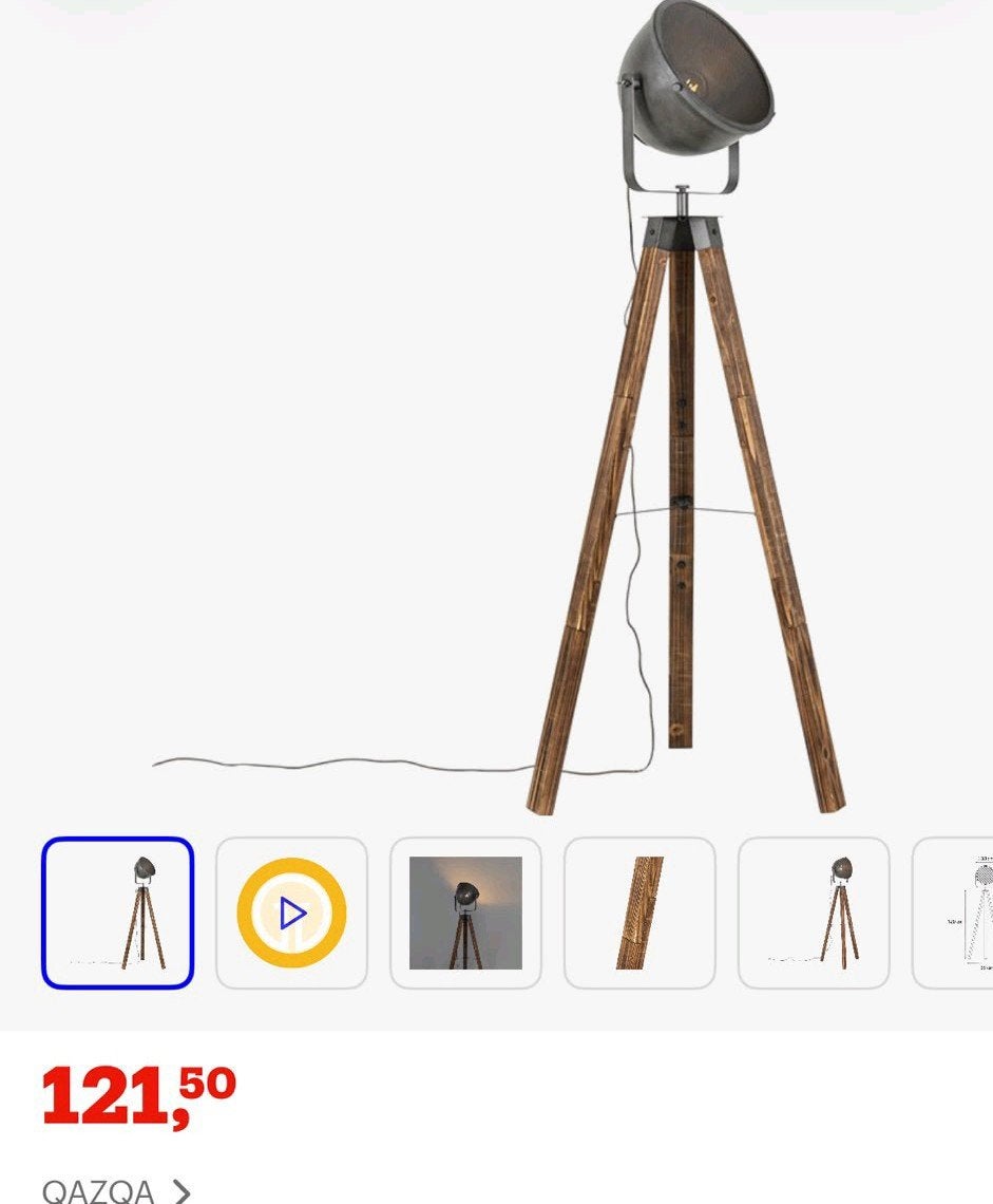 Mooie vintage lamp voor verlichting in de woonkamer of slaap, Huis en Inrichting, Ophalen of Verzenden, Zo goed als nieuw, Minder dan 50 cm