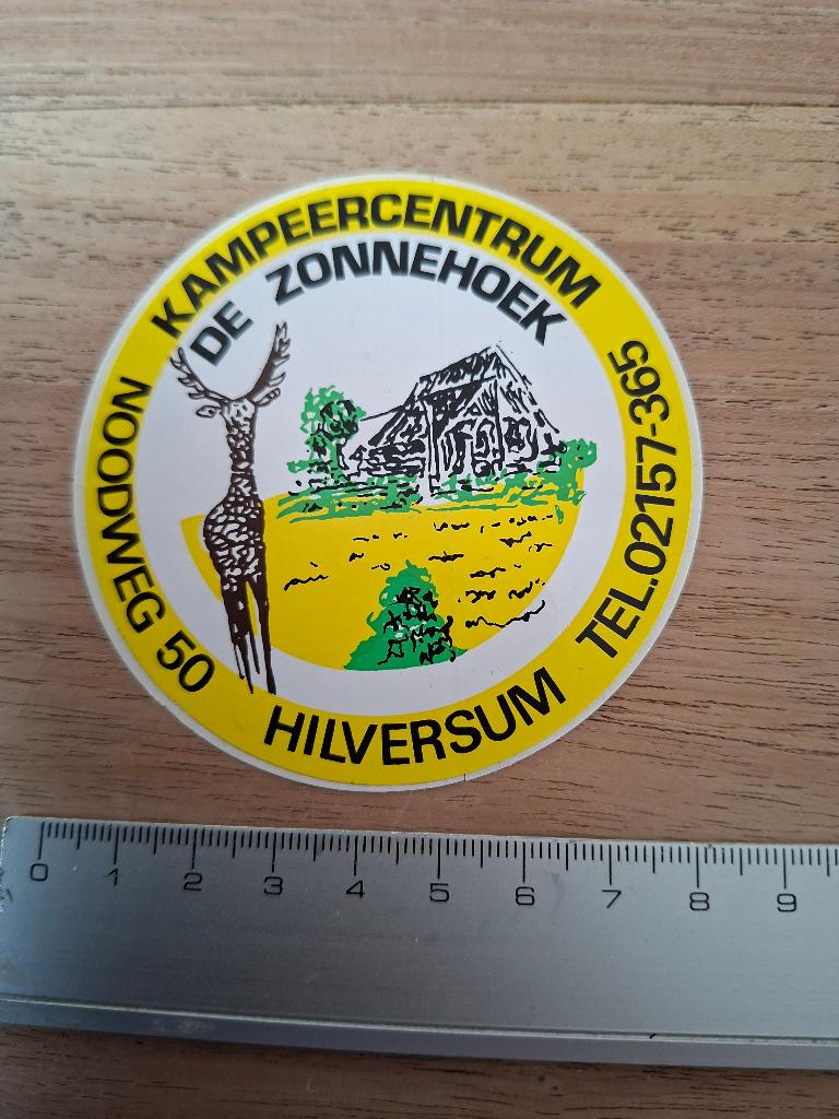 Sticker Hilversum, Ophalen of Verzenden, Zo goed als nieuw, Overige typen