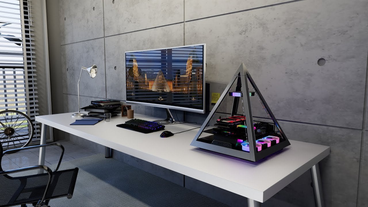 Azza pyramid  game desktop watergekoeld - OPKNAPPER !, Computers en Software, Ophalen