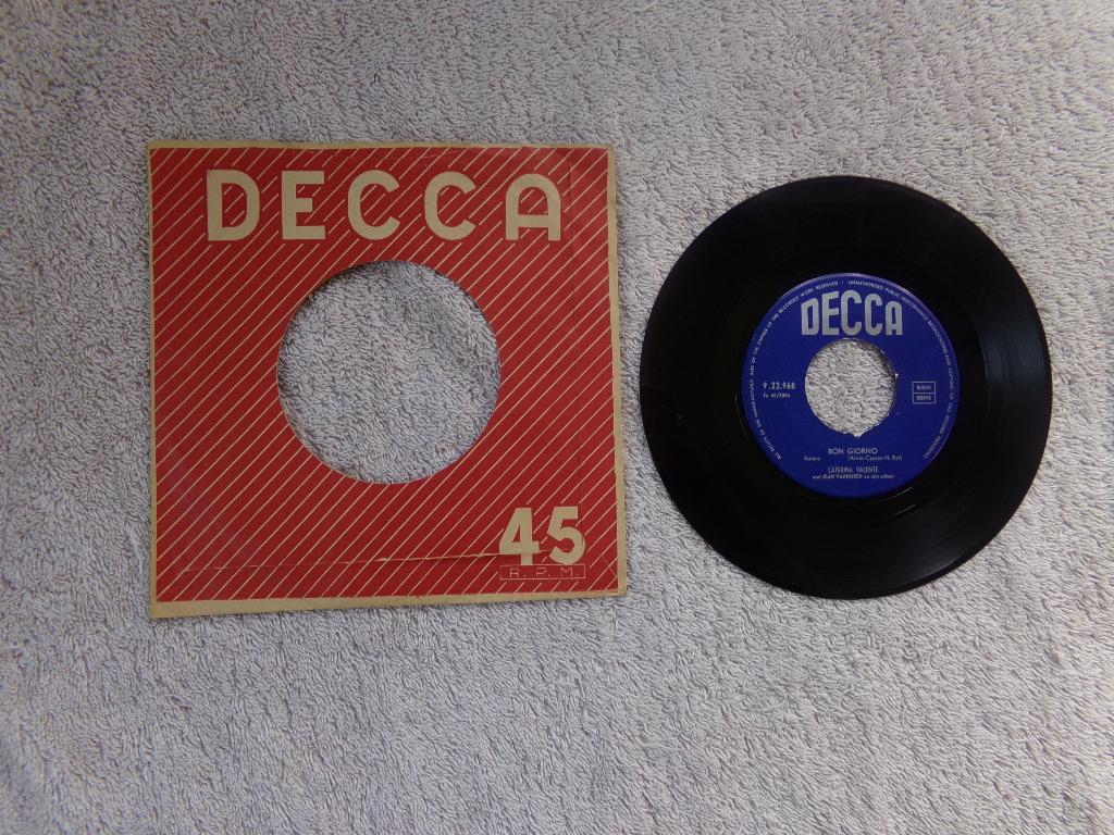Caterina Valente - bon giorno ( fifties nederlands talig ! ), Gebruikt, Verzenden, 7 inch, Single