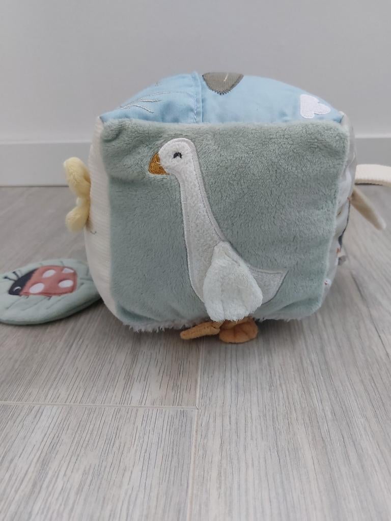 Baby speelgoed little dutch kubus gans goose L4, Kinderen en Baby's, Speelgoed | Knuffels en Pluche, Ophalen of Verzenden, Zo goed als nieuw