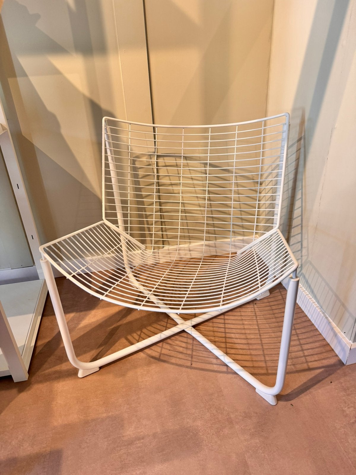 Ikea SKÅLBODA Fauteuil, wit, Tuin en Terras, Tuinstoelen, Ophalen, Zo goed als nieuw