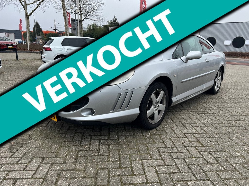 Peugeot 407 Coupé 3.0-24V Pack, Auto's, Voorwielaandrijving, Gebruikt, Zwart, 2946 cc