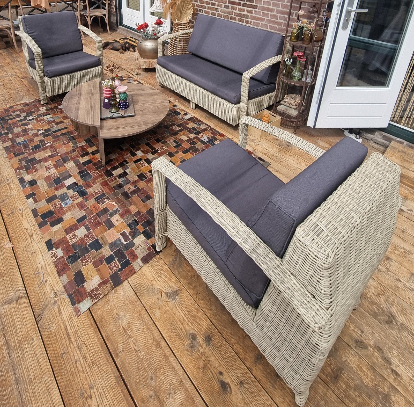 Loungeset, Ophalen, 4 zitplaatsen, Gebruikt, Loungeset