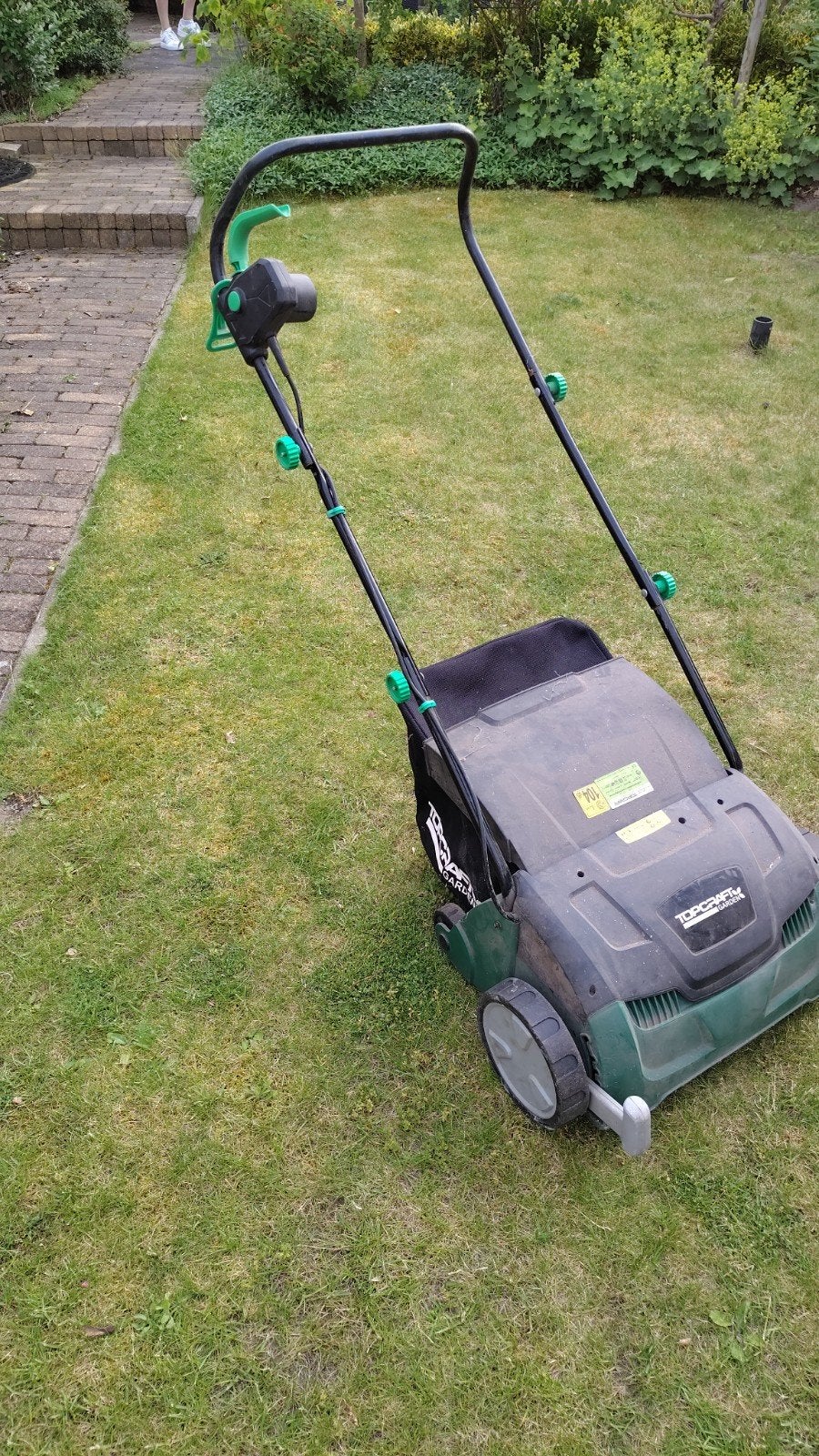 Topcraft Garden Verticuteerder / Gazonverluchter, Tuin en Terras, Ophalen, Cirkelmaaier, Gebruikt, Elektrische grasmaaier