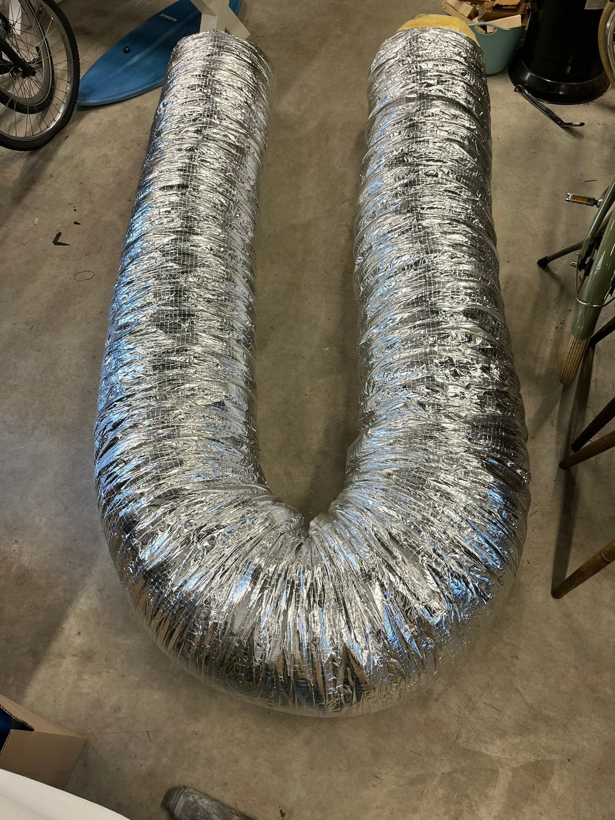 Nieuwe 6m geïsoleerde ventilatieslang 406mm, Ophalen, Zo goed als nieuw