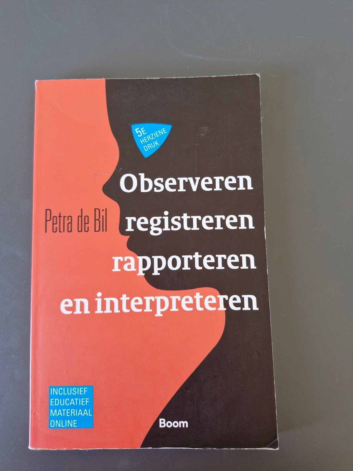 Observeren, registreren, rapporteren en interpreteren, Petra de Bil, Zo goed als nieuw, Gamma, HBO
