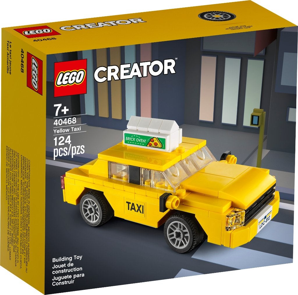 40468 de gele taxi / Yellow Cab, Nieuw, Ophalen of Verzenden, Inclusief instructies, Lego