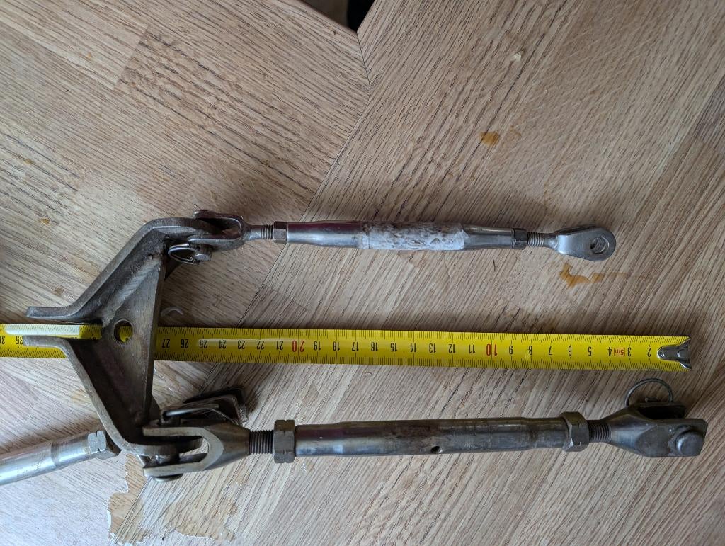 Wandspanner van RVS, Watersport en Boten, Bootonderdelen, Ophalen, Gebruikt, Dekbeslag, Zeilboot