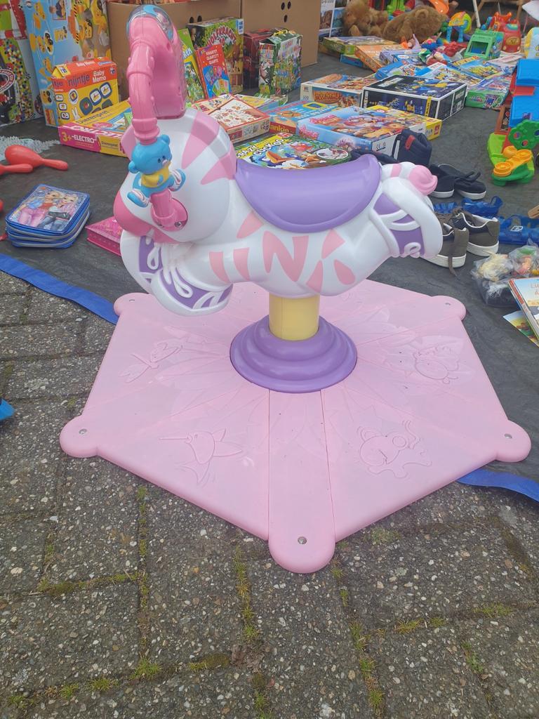 Fisher-Price hobbelpaard met licht en geluid, Ophalen, Gebruikt, Overige typen, Met licht