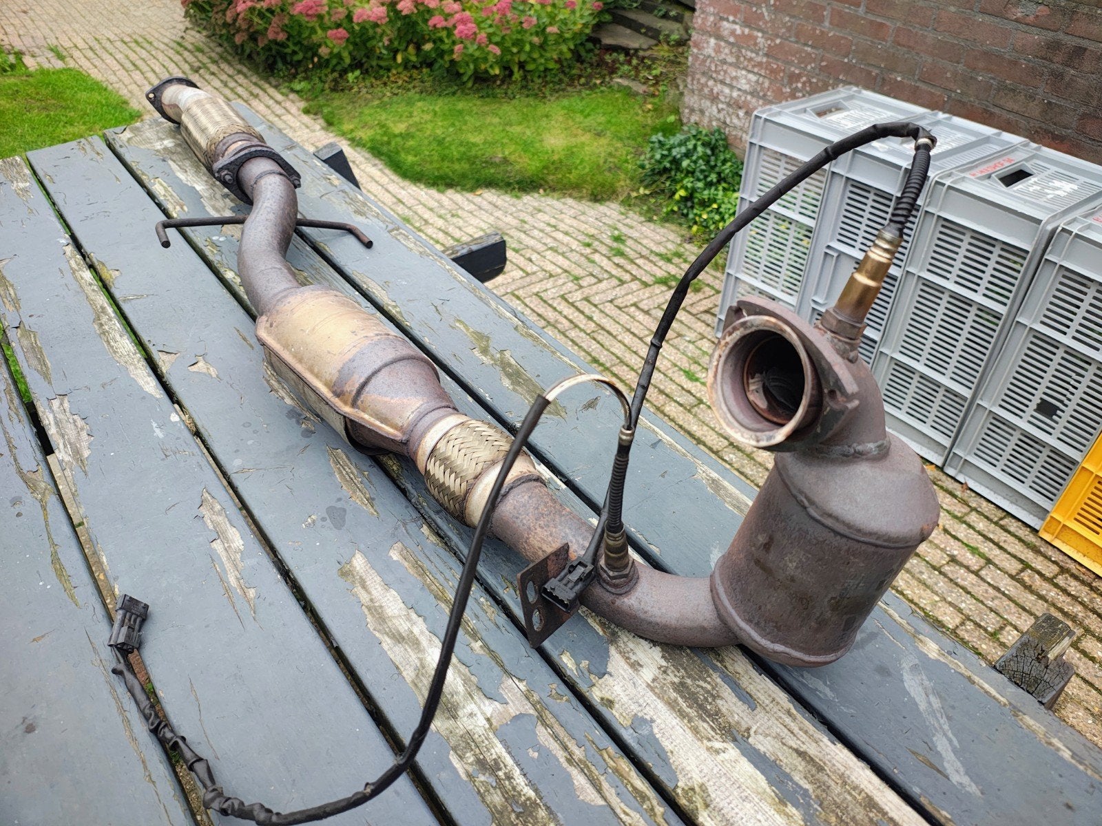 Downpipe + katalysator Saab 9-5, Ophalen, Gebruikt, Saab