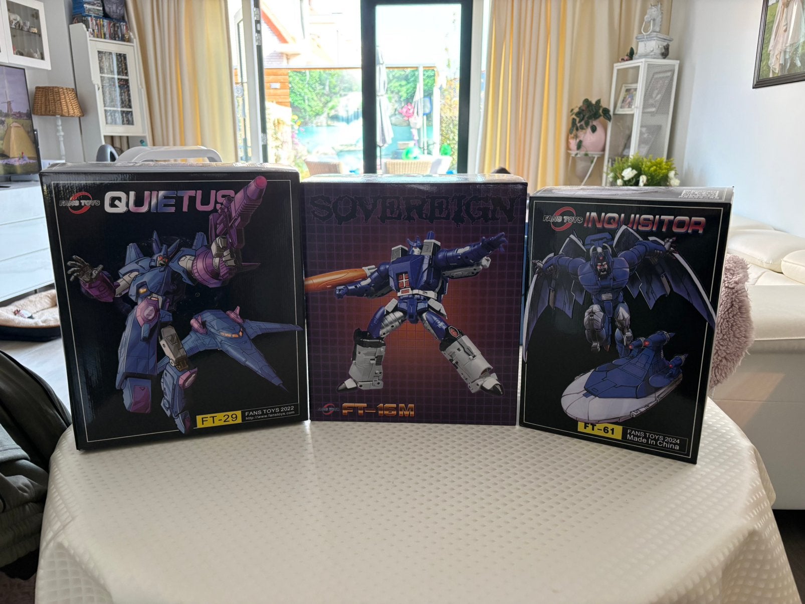 Fans Toys Set Galvatron Scourge Cyclonus, Verzamelen, Transformers, G1, Ophalen of Verzenden, Zo goed als nieuw