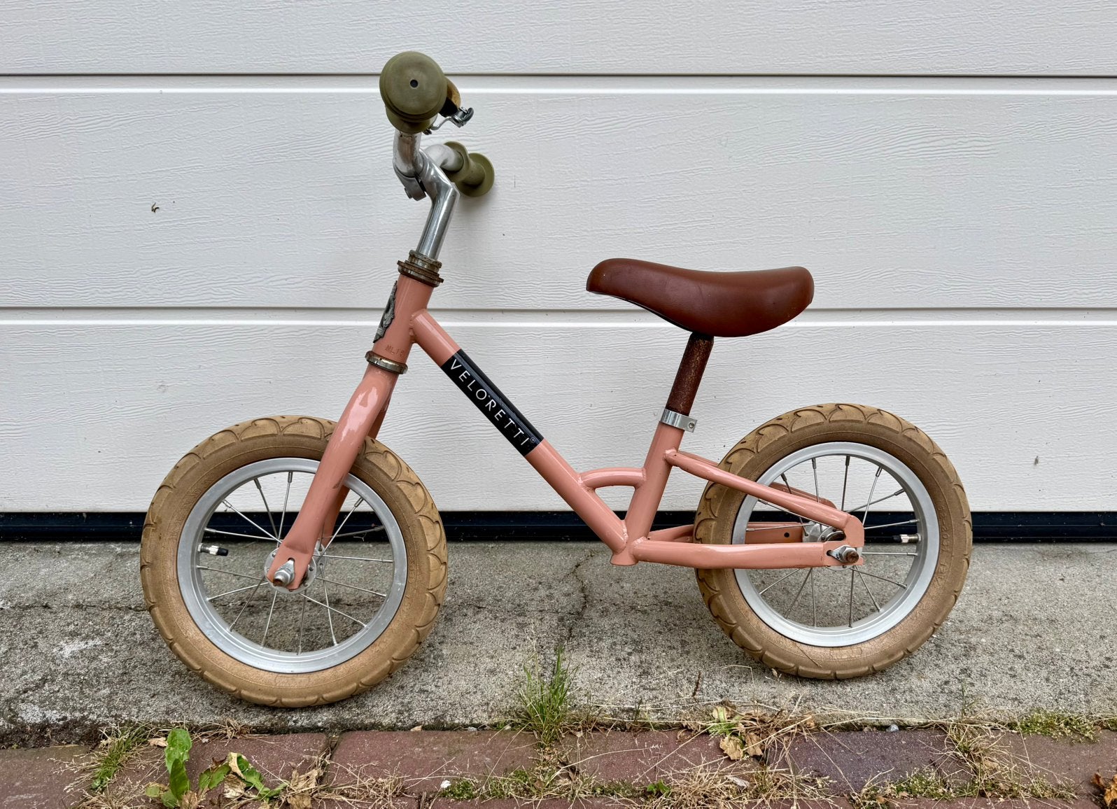 Veloretti Loopfiets zalmroze, Ophalen, Gebruikt, Loopfiets