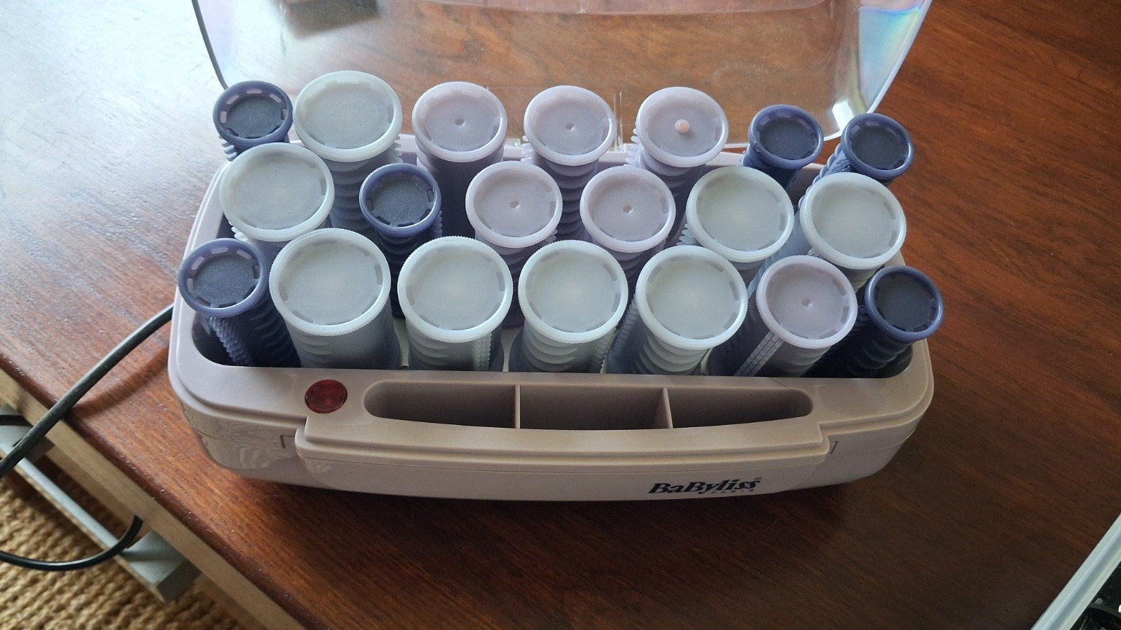 BaByliss krulset met 20 rollers en clips, Ophalen of Verzenden, Gebruikt, Haarverzorging