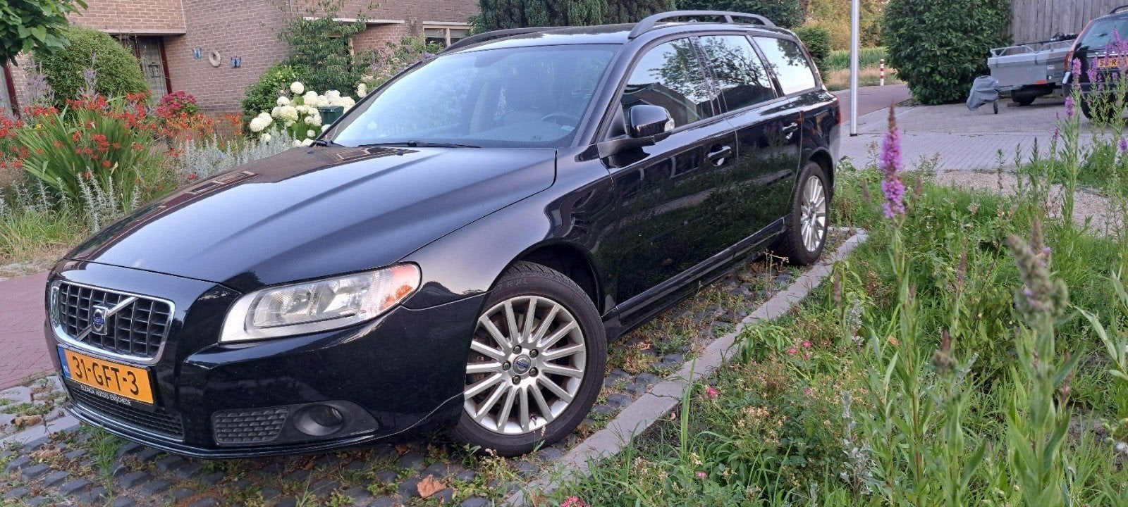 Volvo V70 2.5 T 147KW 2008 Black Sapphire, Auto's, Volvo, Voorwielaandrijving, 1800 kg, Stationwagon, Handgeschakeld