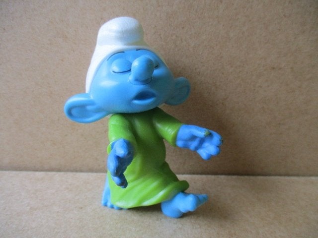 adv10802 smurfen poppetje 26, Verzamelen, Ophalen, Smurfen, Gebruikt, Beeldje of Figuurtje