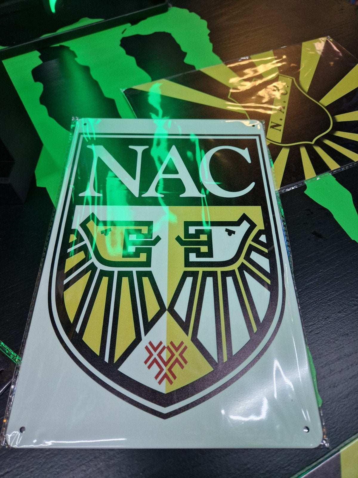 NAC Metalen wandbord 20x30 cm, Verzamelen, Ophalen of Verzenden, Nieuw, NAC Breda, Poster, Plaatje of Sticker