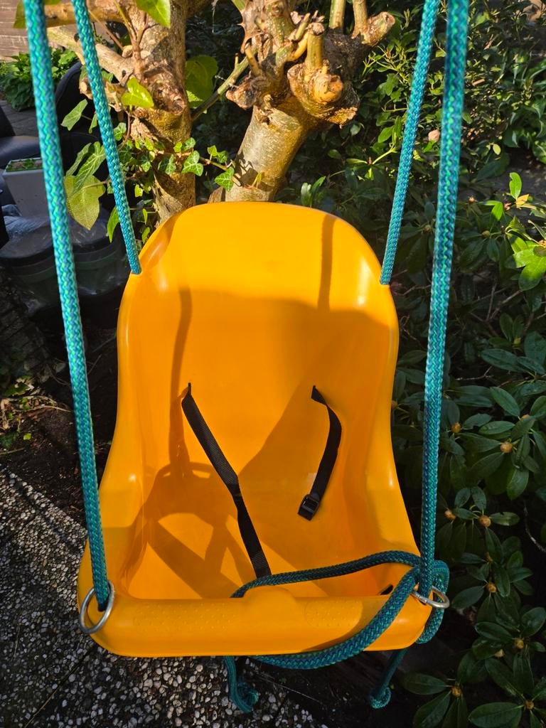 Gele schommelstoel voor kinderen, Ophalen, Gebruikt, Schommel
