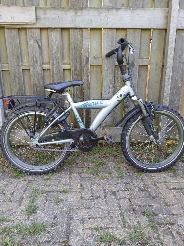 Batavus snake jongensfiets 20 inch, Terugtraprem, Gebruikt, Ophalen of Verzenden, Handrem