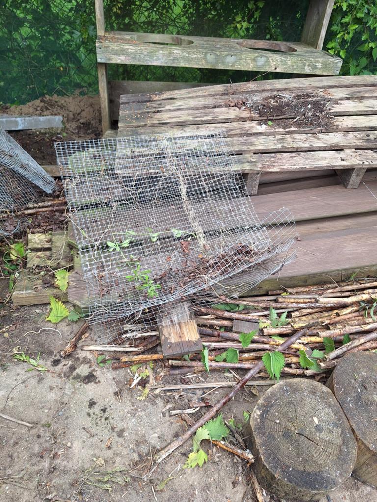Kippegaas, Ophalen, Minder dan 10 meter