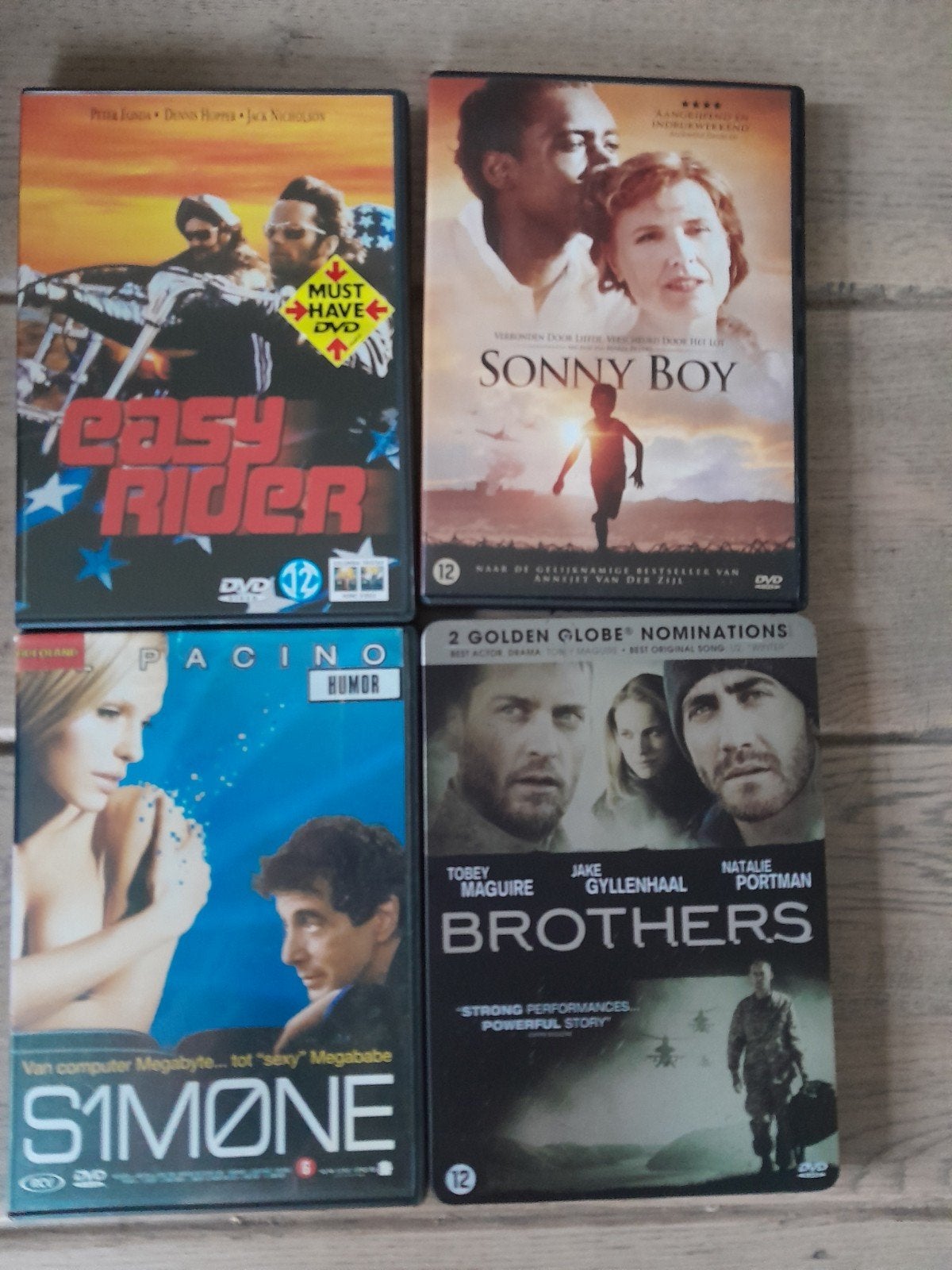 DVD Collectie: Easy Rider, Sonny Boy, Simone, Brother, Gebruikt, Ophalen of Verzenden, Overige formaten, Actie en Avontuur