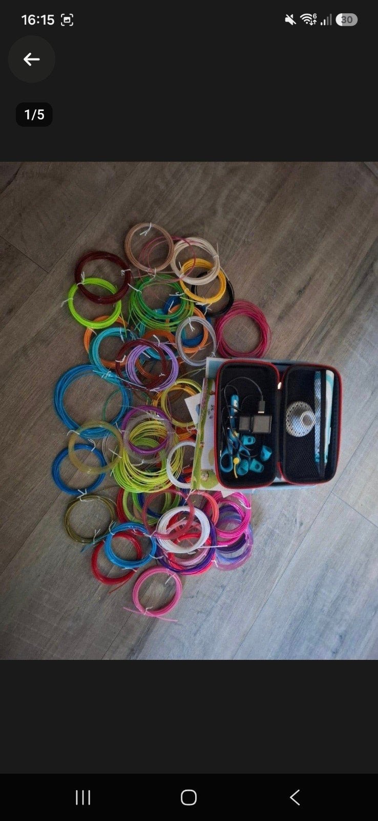 3D Printing Pen XXL Starterkit met veel filament, Ophalen, Zo goed als nieuw, Filamentrollen