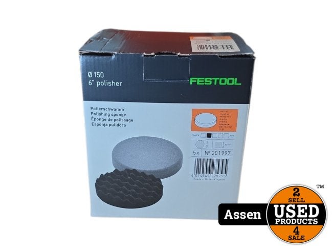 Festool Accessoires 201997 Poetsspons PS STF D150x30 OR/5, Festool, Zo goed als nieuw, Support@festool.com, Festool GmbH, WertstraÃŸe 20, 
73240 Wendlingen
Germany