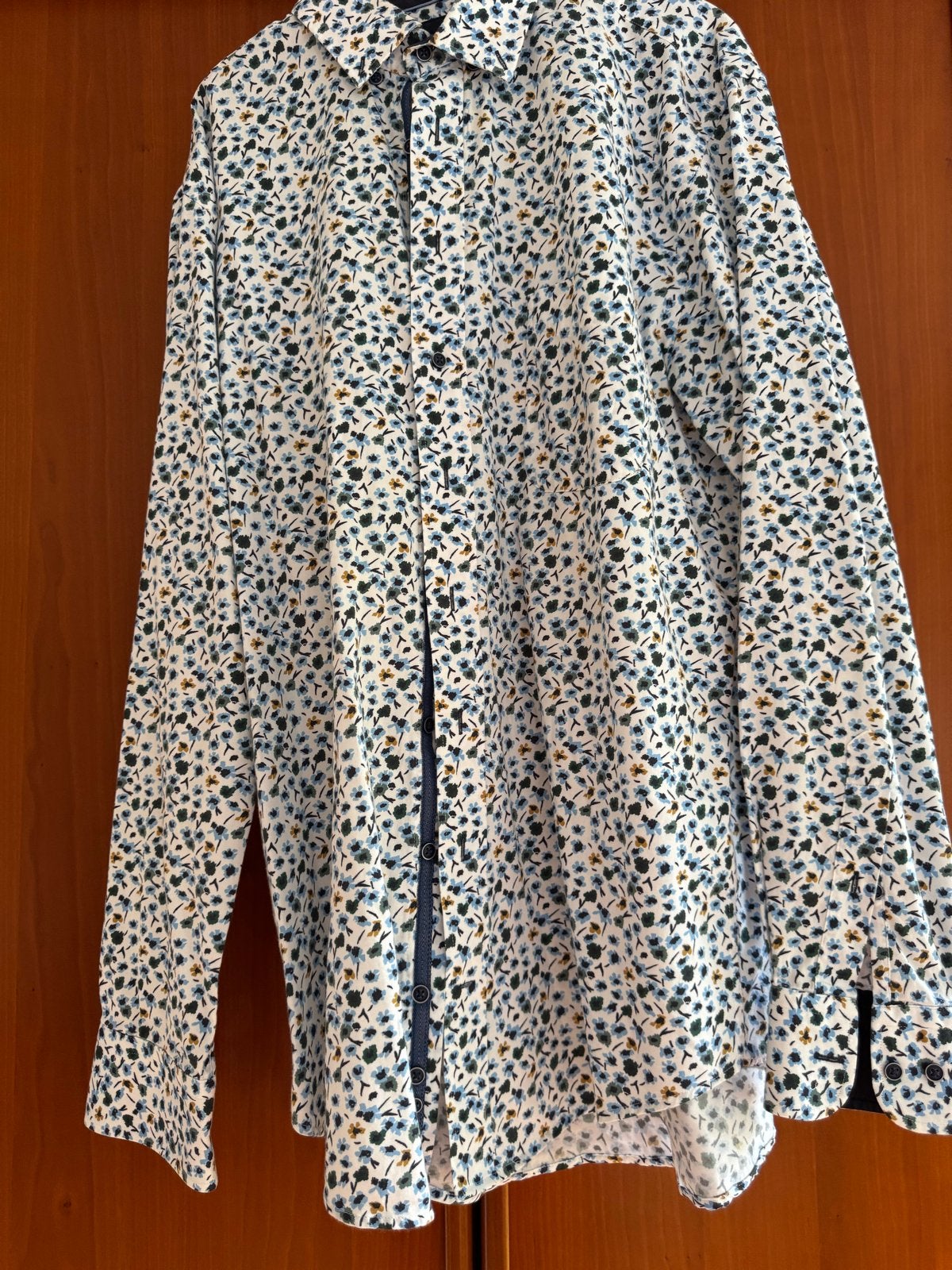 Domestica Class overhemd met bloemenprint, Ophalen of Verzenden, Zo goed als nieuw, Meerkleurig, Overige halswijdtes