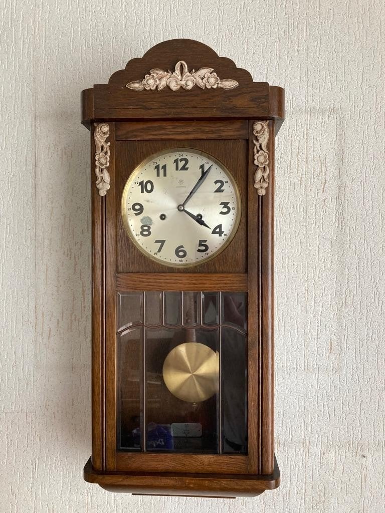 Antieke Junghans wandklok - Württemberg A27, Antiek en Kunst, Antiek | Klokken, Ophalen