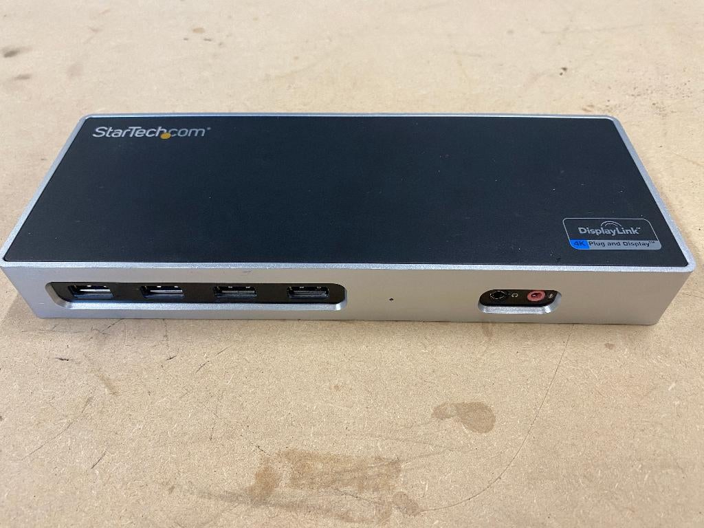 Startech docking station  DK30A2DH als nieuw, StarTechcom, Ophalen of Verzenden, Zo goed als nieuw, Docking station