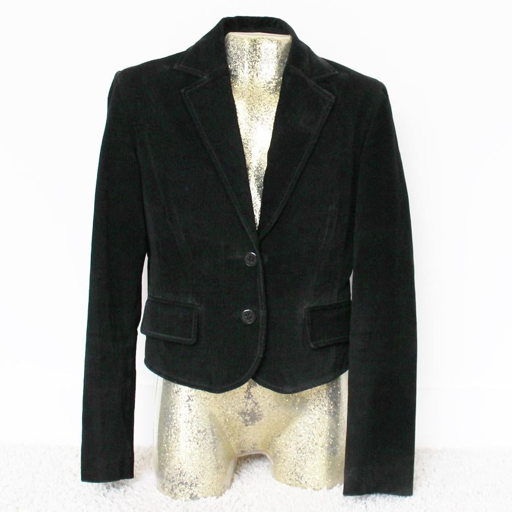 Schitterende Suede Arma Collection Blazer (Maat 42) € 55,-, Zwart, Maat 42/44 (L), Ophalen of Verzenden, Zo goed als nieuw