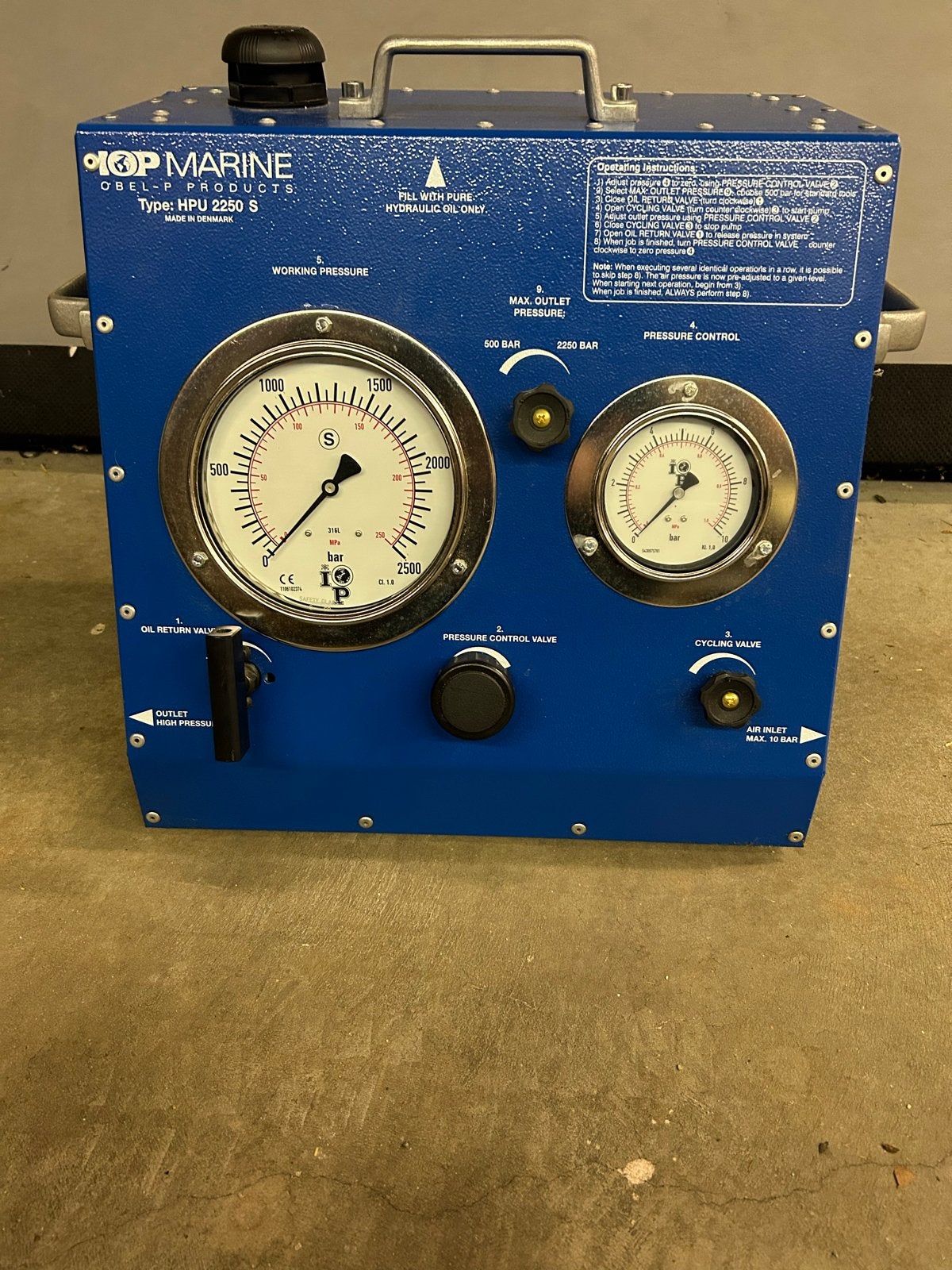 Iop Marine HPU 2250 S Hydraulische Pompunit, Ophalen