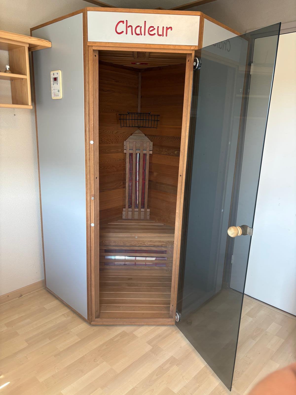 Chaleur sauna, Sport en Fitness, Sauna, Ophalen, Zo goed als nieuw, Complete sauna