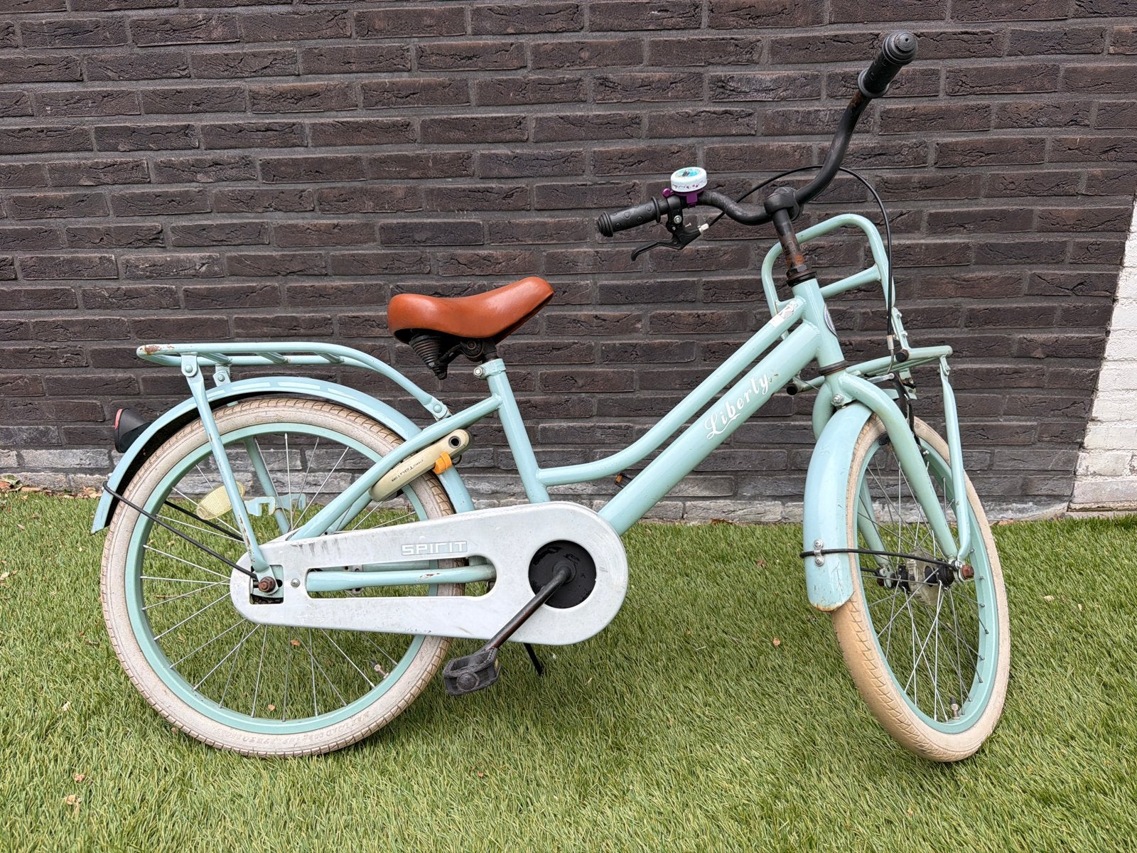 Liberty Spirit 20inch meisjesfiets - Lichtblauw, Velgrem, 50 tot 53 cm, Ophalen, Overige merken