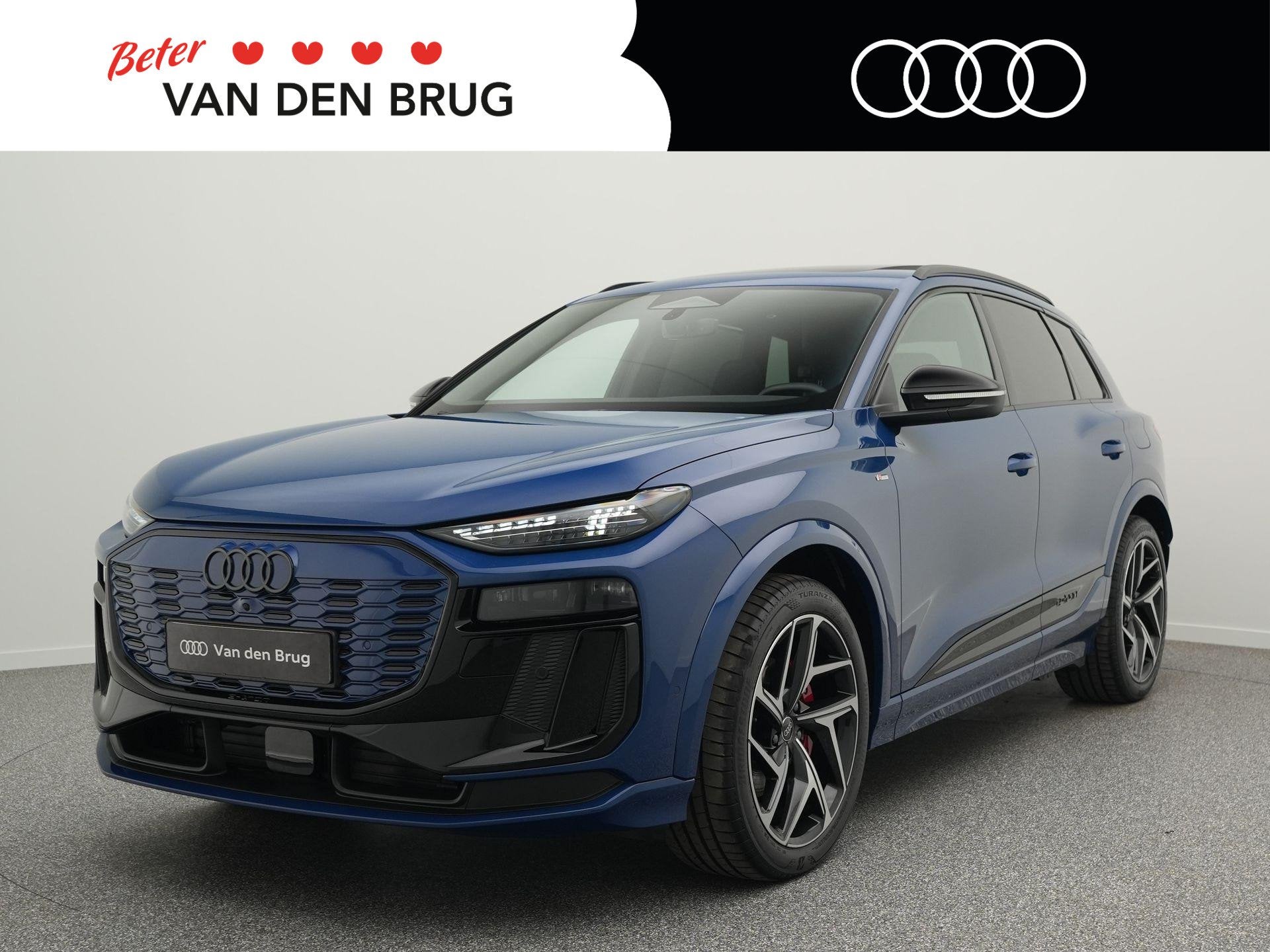 Audi Q6 Etron S edition 83 kWh 252 pk | Luchtvering | Panora, Auto's, Automaat, Achterwielaandrijving, Gebruikt, Zwart