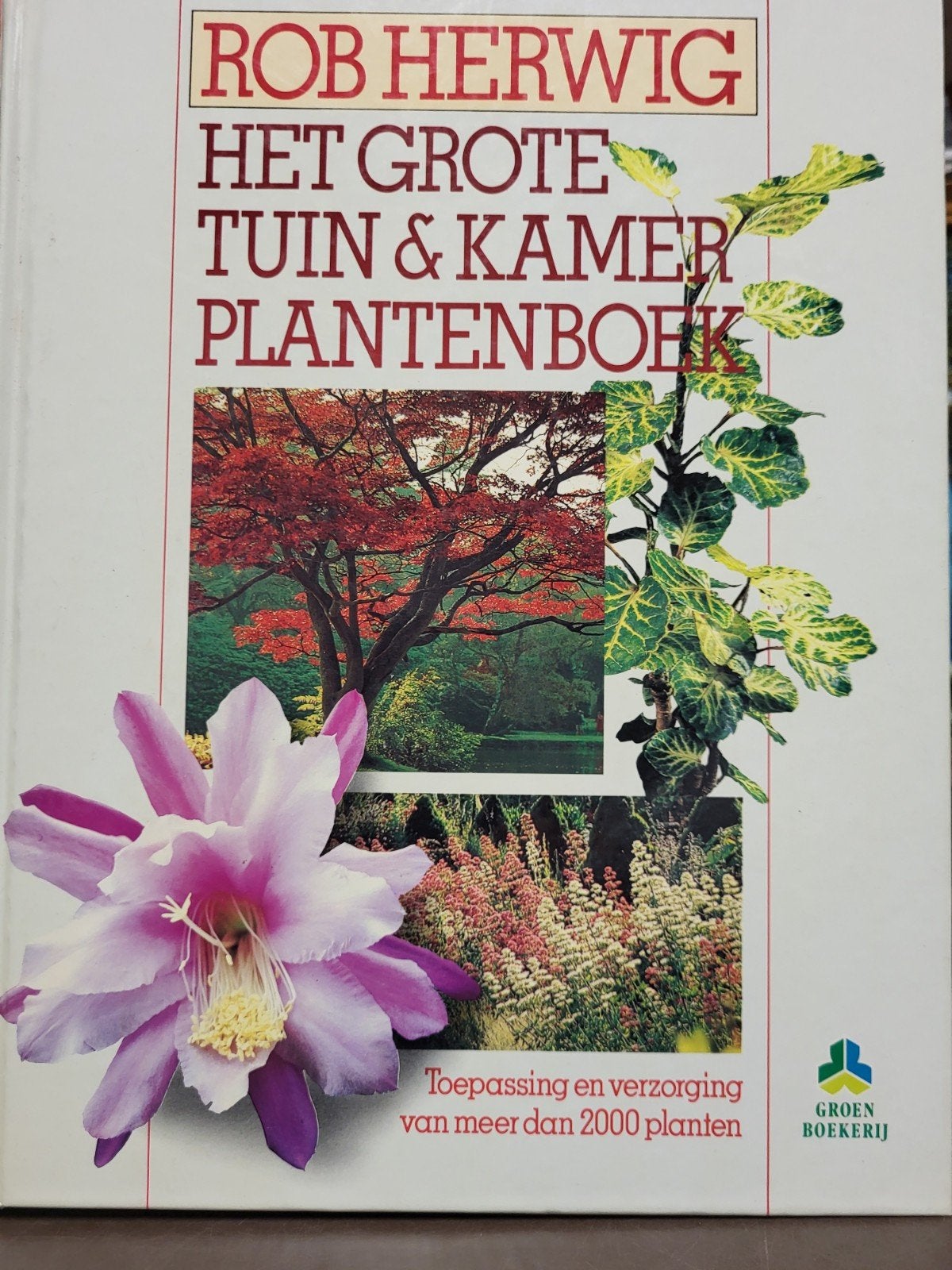 WD-006/9 Rob Herwig - Het Grote Tuin & Kamerplantenboek, Ophalen of Verzenden, Gelezen, Rob Herwig, Tuinieren en Tuinplanten